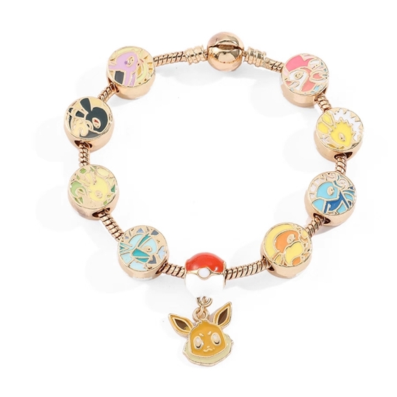 Pokémon Eevee Evolution Collector Charm Bracelet - Picture 2 of 9